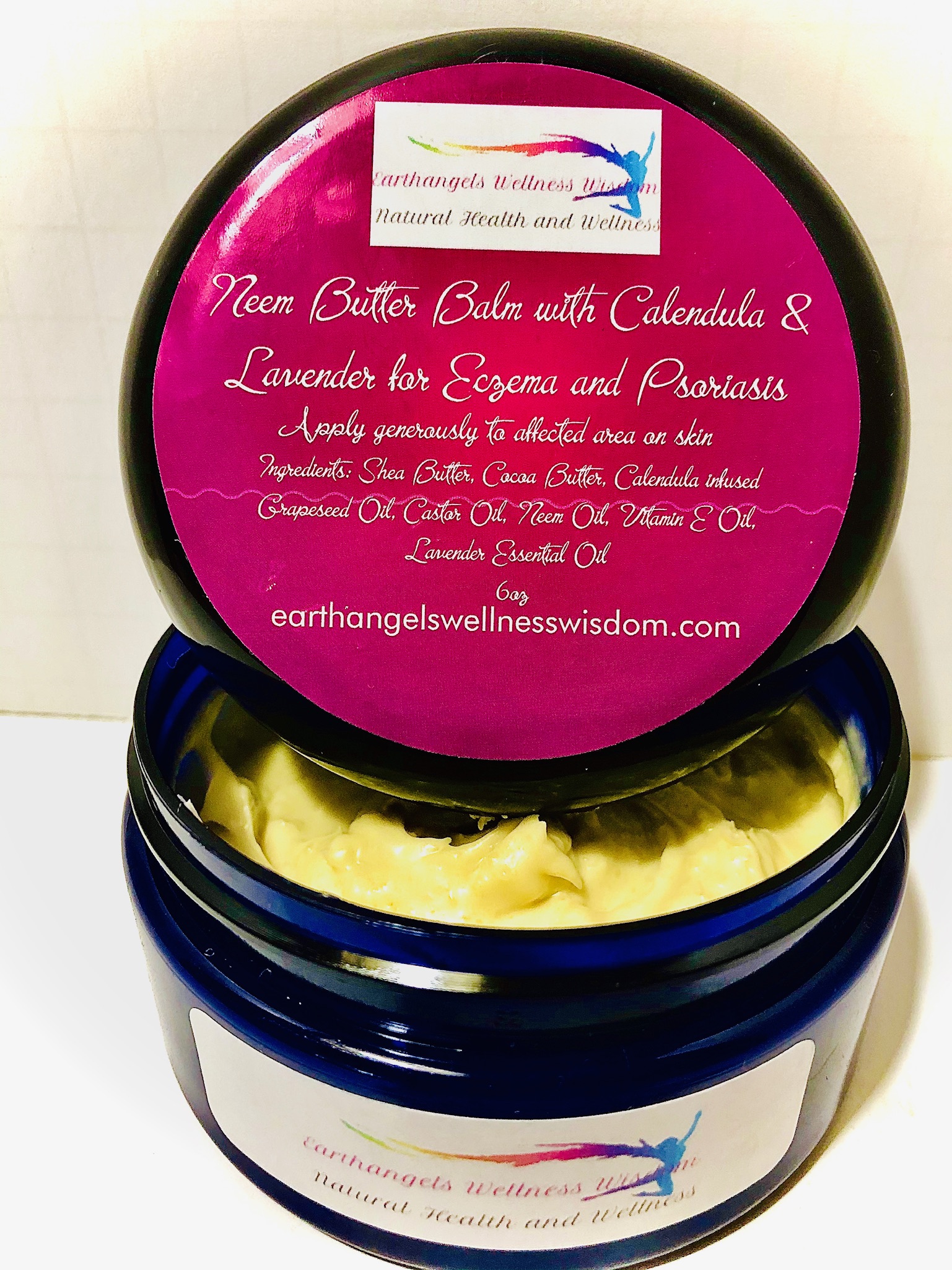 Neem Butter Balm with Calendula & Lavender for Eczema and Psoriasis